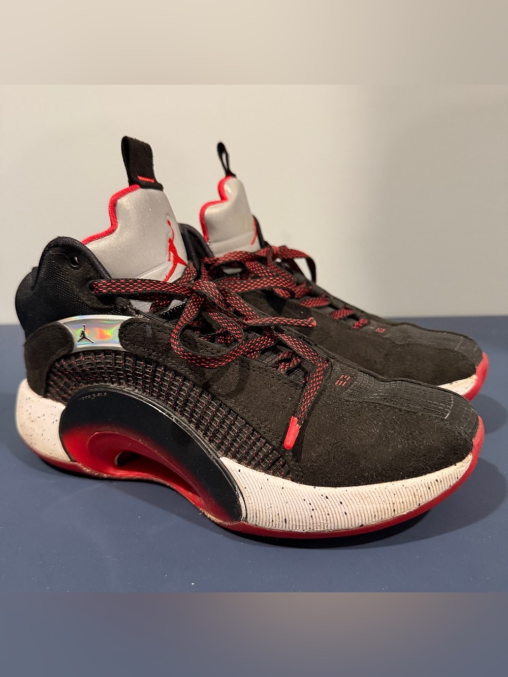 Nike Air Jordan 35 Shoes Sneakers Bred GS Youth Boys Size 6.5 Y